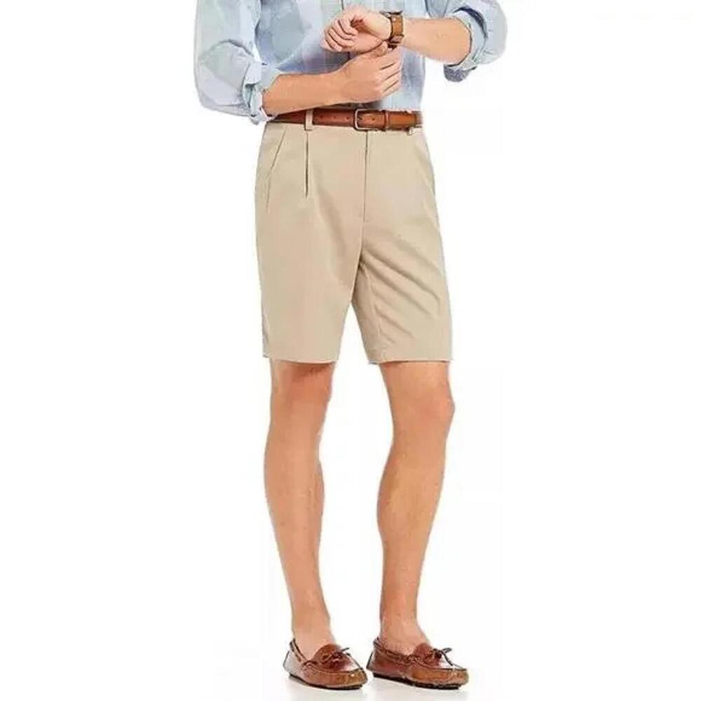 Roundtree & Yorke Microfiber Flat Frt 8" Inseam‎ Shorts - NWT